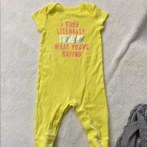 ‼️6 For $20‼️ Carter’s Yellow Jumpsuit 9m